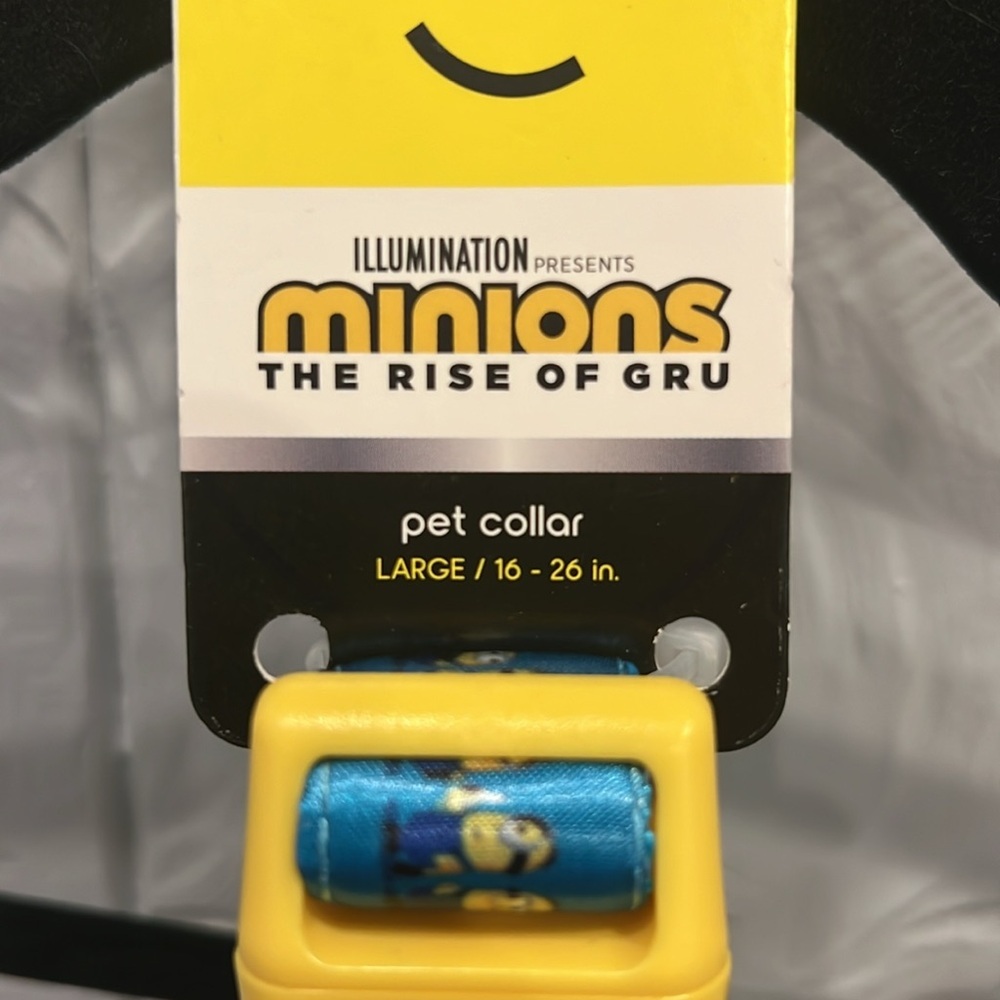 NWT Minions Dog Collar Size Large - Picture 2 of 3